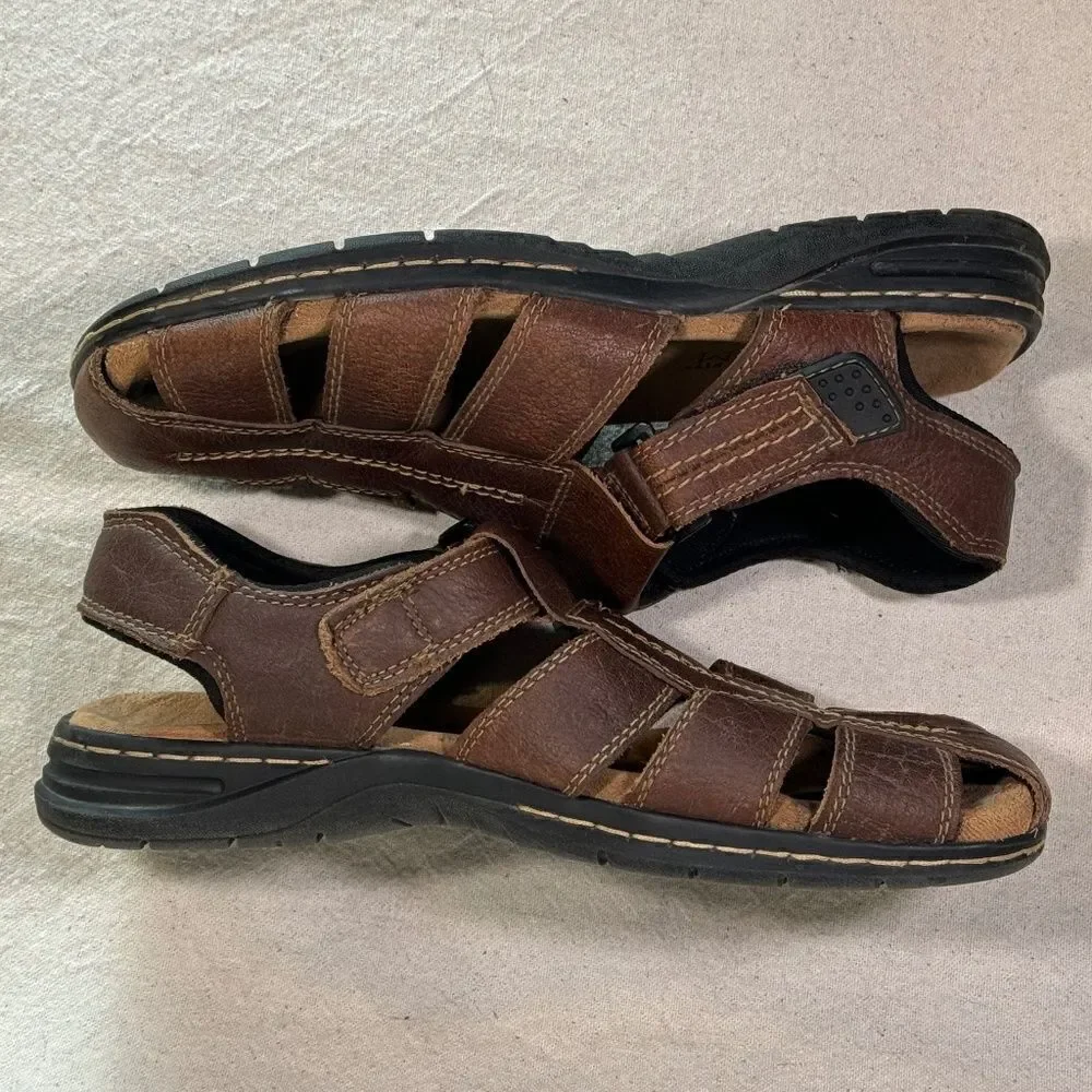 Dr. Scholl's 'Camden' Closed Toe Fisherman Sandals Mens Size 10M